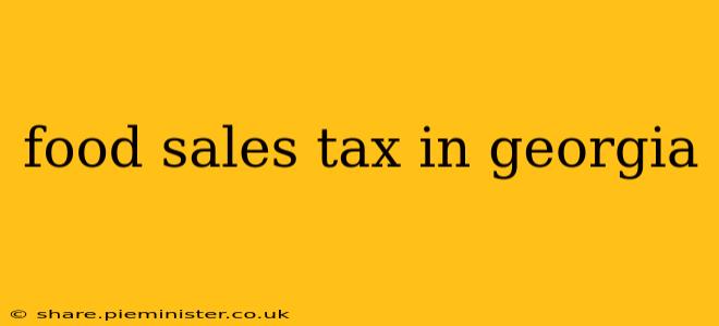 food sales tax in georgia