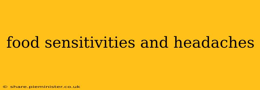 food sensitivities and headaches