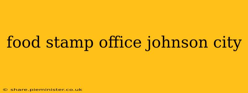 food stamp office johnson city