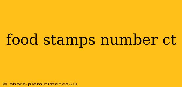 food stamps number ct