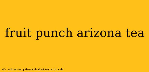 fruit punch arizona tea