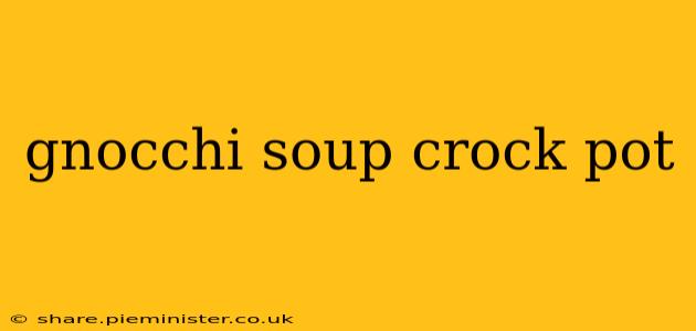gnocchi soup crock pot