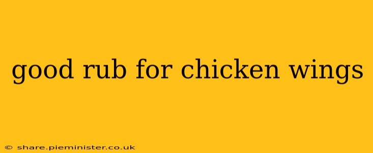 good rub for chicken wings