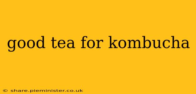 good tea for kombucha