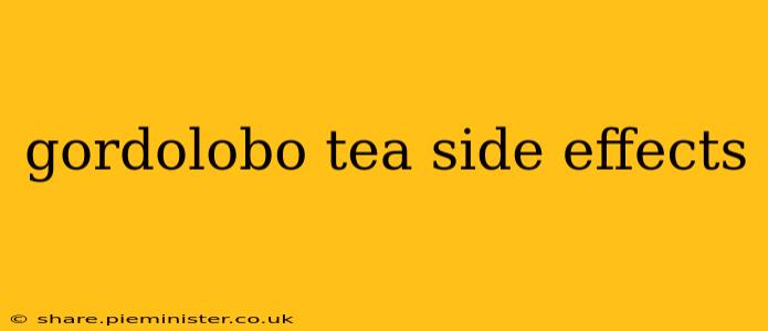 gordolobo tea side effects