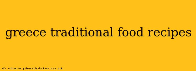 greece traditional food recipes