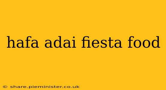 hafa adai fiesta food