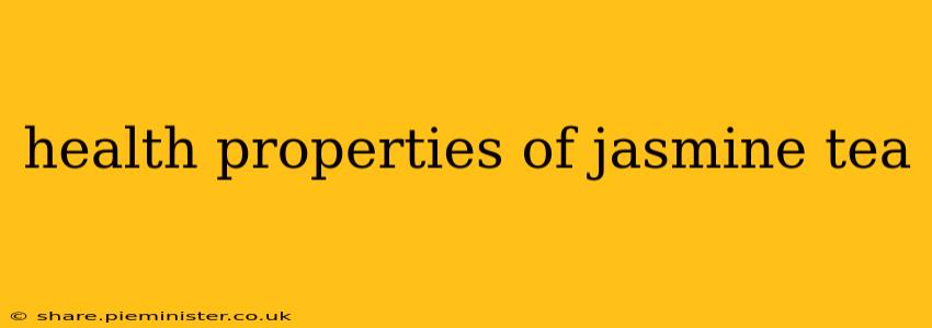 health properties of jasmine tea