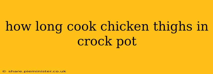 how long cook chicken thighs in crock pot