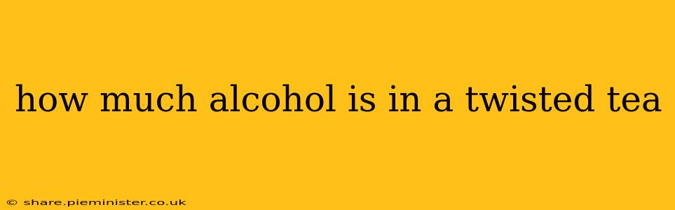 how much alcohol is in a twisted tea