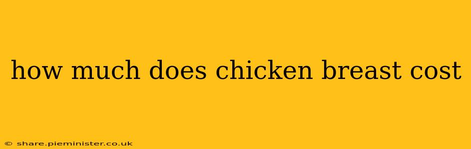 how much does chicken breast cost