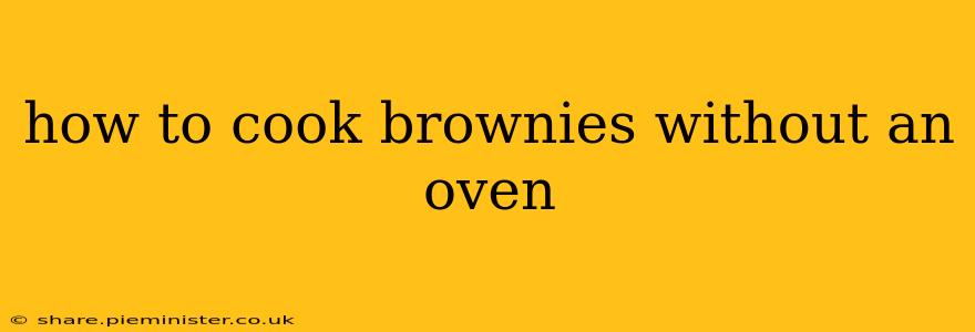 how to cook brownies without an oven