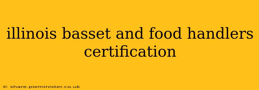 illinois basset and food handlers certification