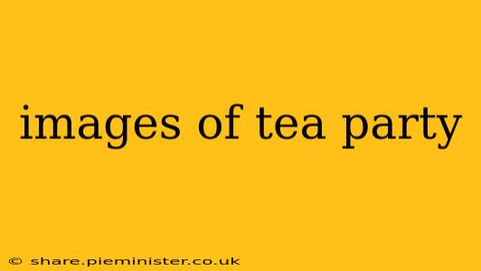 images of tea party