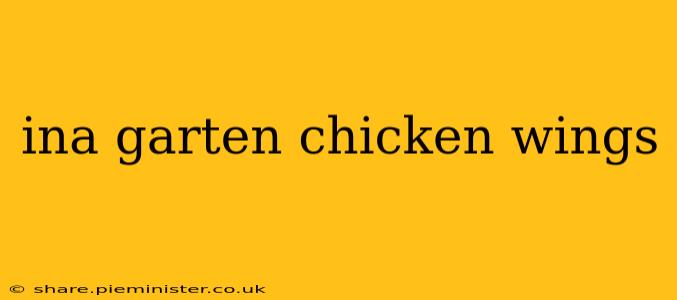 ina garten chicken wings