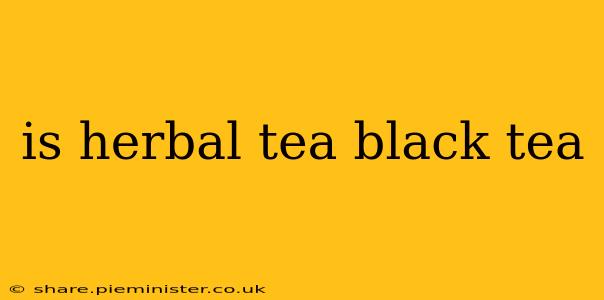 is herbal tea black tea