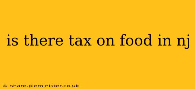 is there tax on food in nj