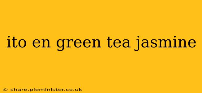 ito en green tea jasmine