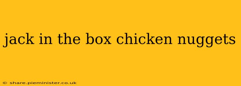 jack in the box chicken nuggets