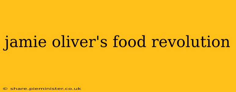 jamie oliver's food revolution
