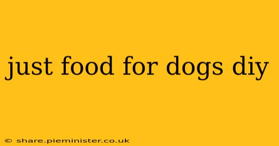 just food for dogs diy