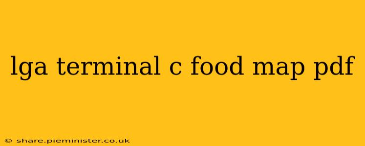 lga terminal c food map pdf