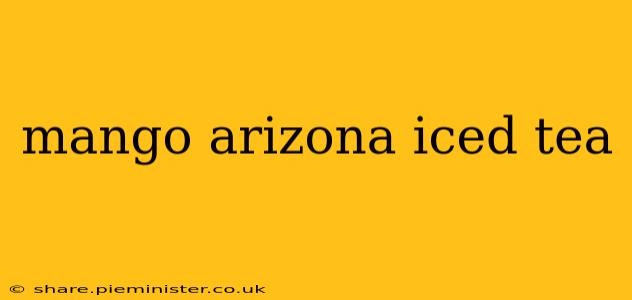 mango arizona iced tea