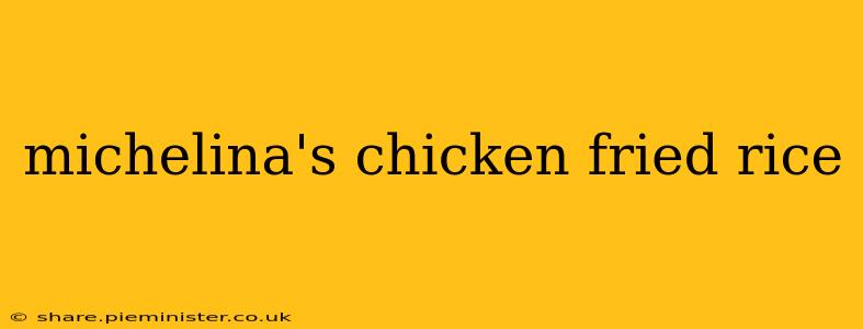 michelina's chicken fried rice