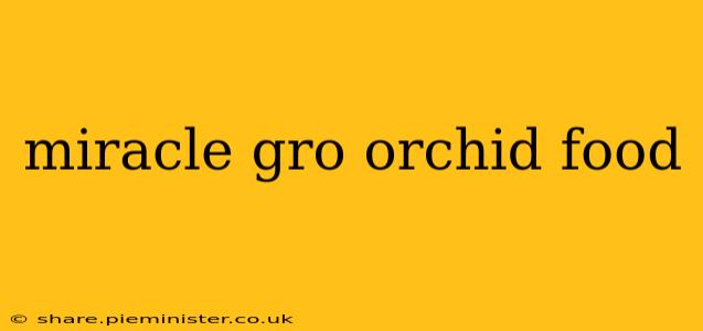 miracle gro orchid food