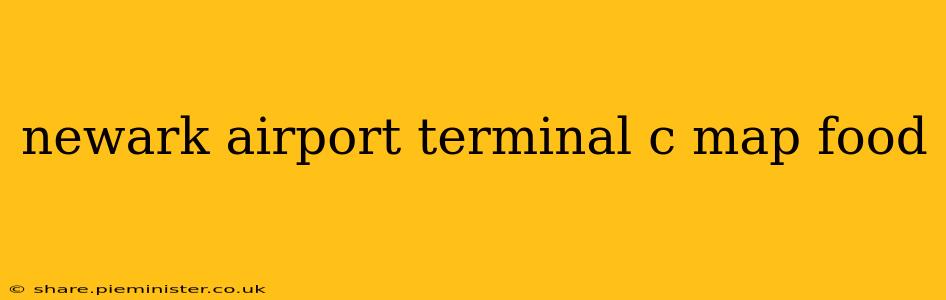newark airport terminal c map food
