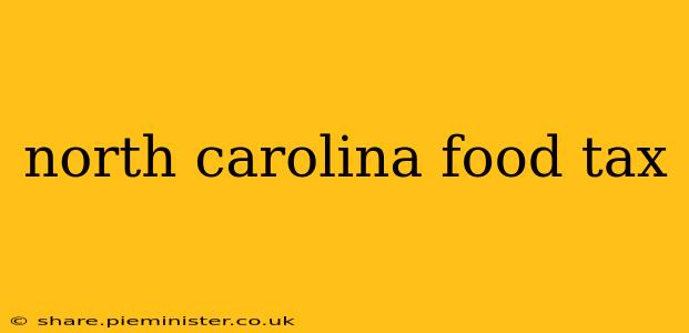 north carolina food tax