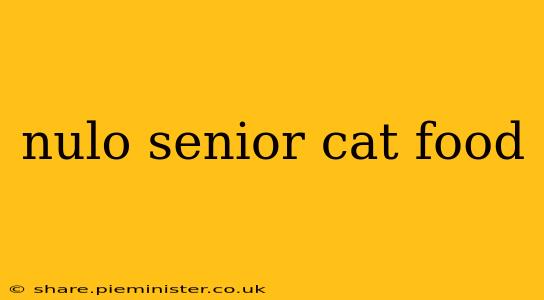 nulo senior cat food