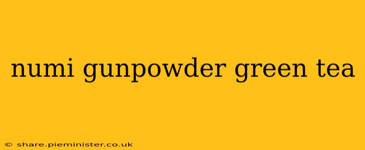 numi gunpowder green tea