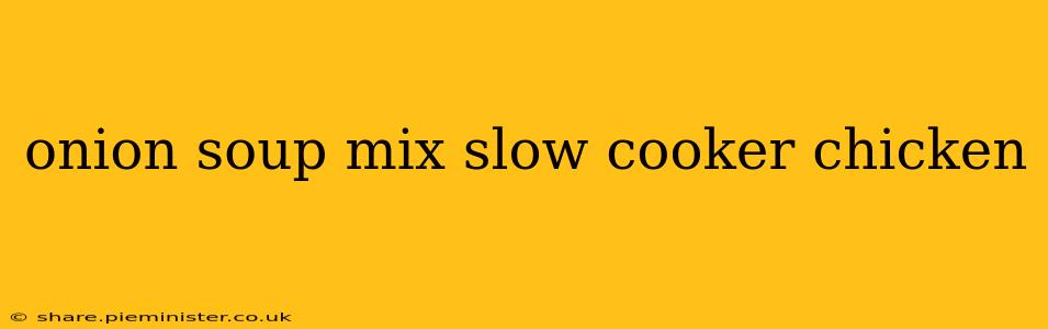 onion soup mix slow cooker chicken