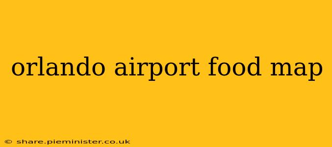 orlando airport food map
