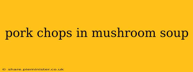 pork chops in mushroom soup
