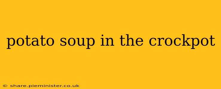 potato soup in the crockpot
