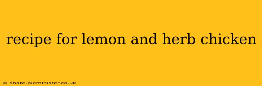 recipe for lemon and herb chicken