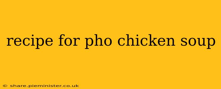 recipe for pho chicken soup