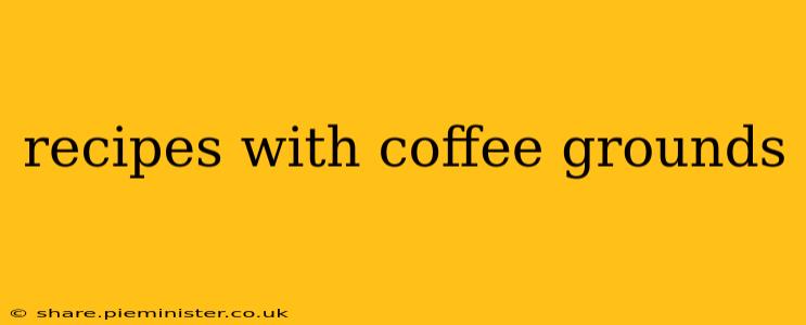 recipes with coffee grounds