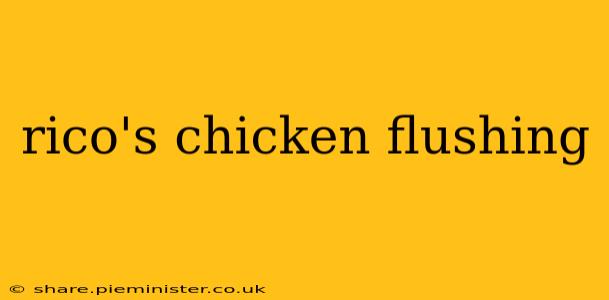 rico's chicken flushing