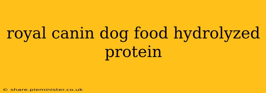 royal canin dog food hydrolyzed protein