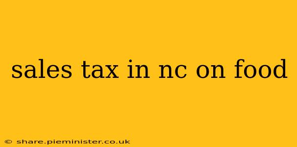 sales tax in nc on food