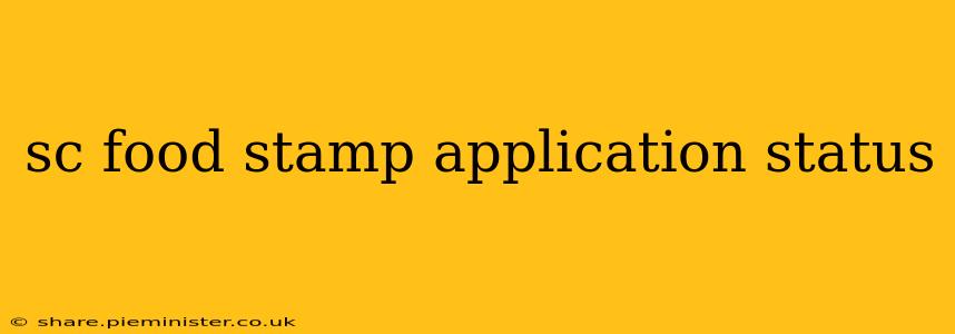 sc food stamp application status