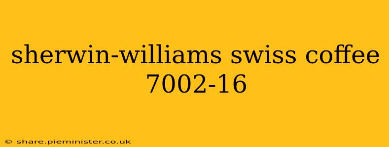 sherwin-williams swiss coffee 7002-16