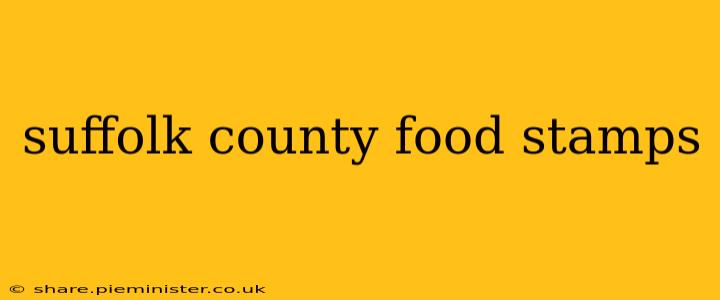 suffolk county food stamps