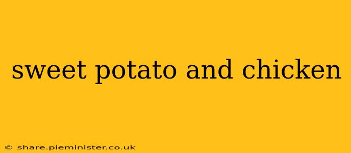 sweet potato and chicken