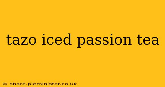 tazo iced passion tea