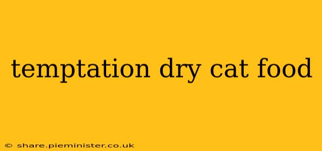 temptation dry cat food