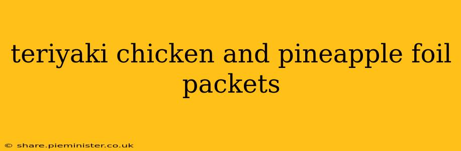 teriyaki chicken and pineapple foil packets